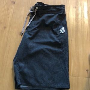 Grey Volcom Board Shorts